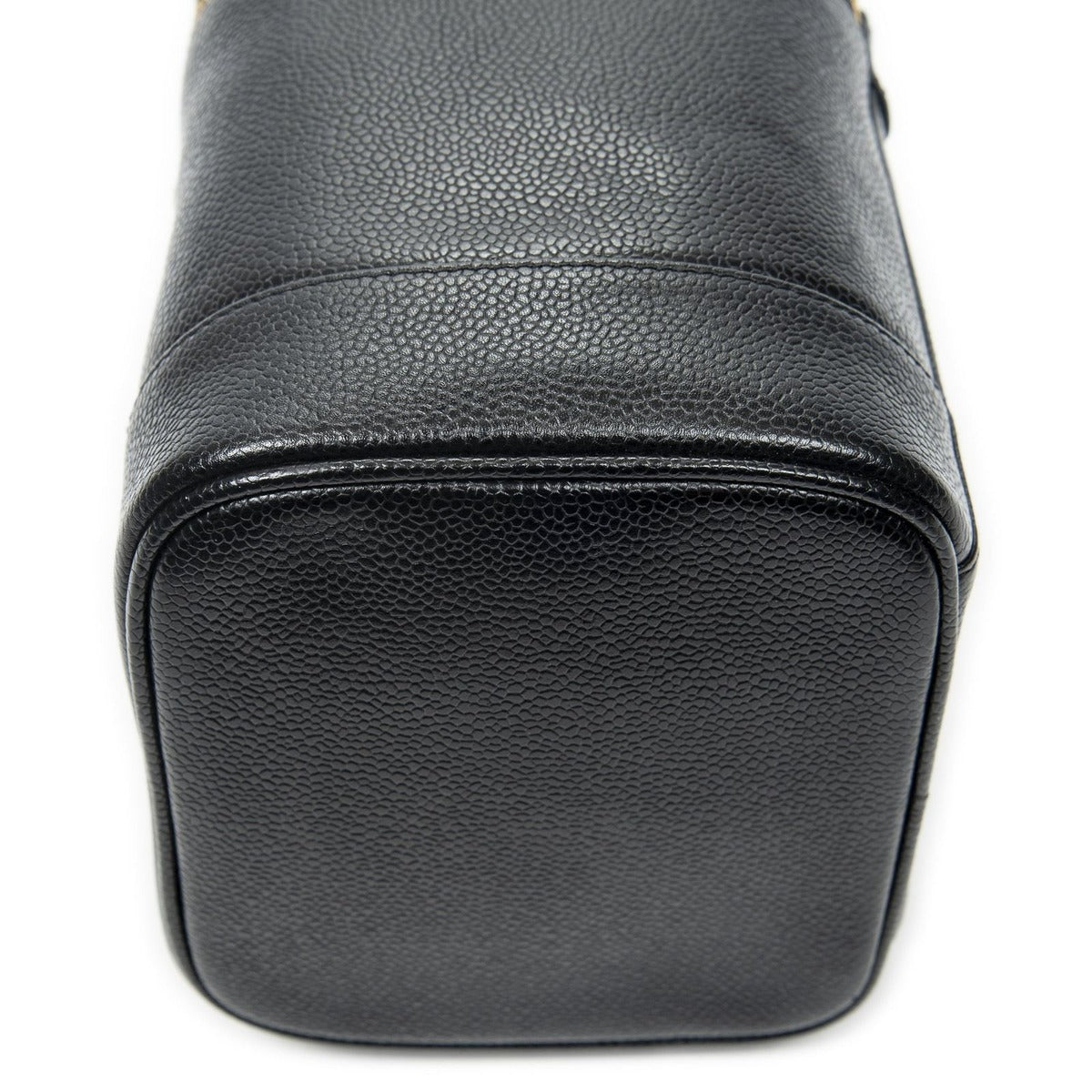 Chanel Cc Tal Vanity Case Black Caviar Leather — view 7