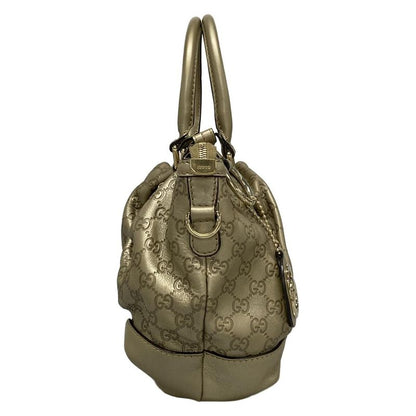Gucci Handbag Sookie/shima Line 247902 Gold Leather