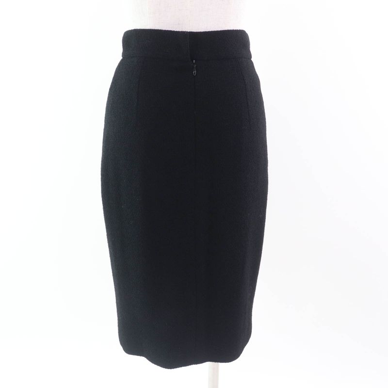 CHANEL 10P P37602/p37736 Tweed Jacket + Skirt Setup With Coco Mark Buttons