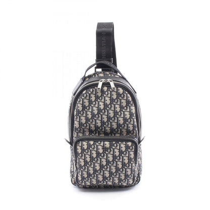 Dior Waist Bag Rider Mini Black Navy Canvas Leather White Navy. Beige