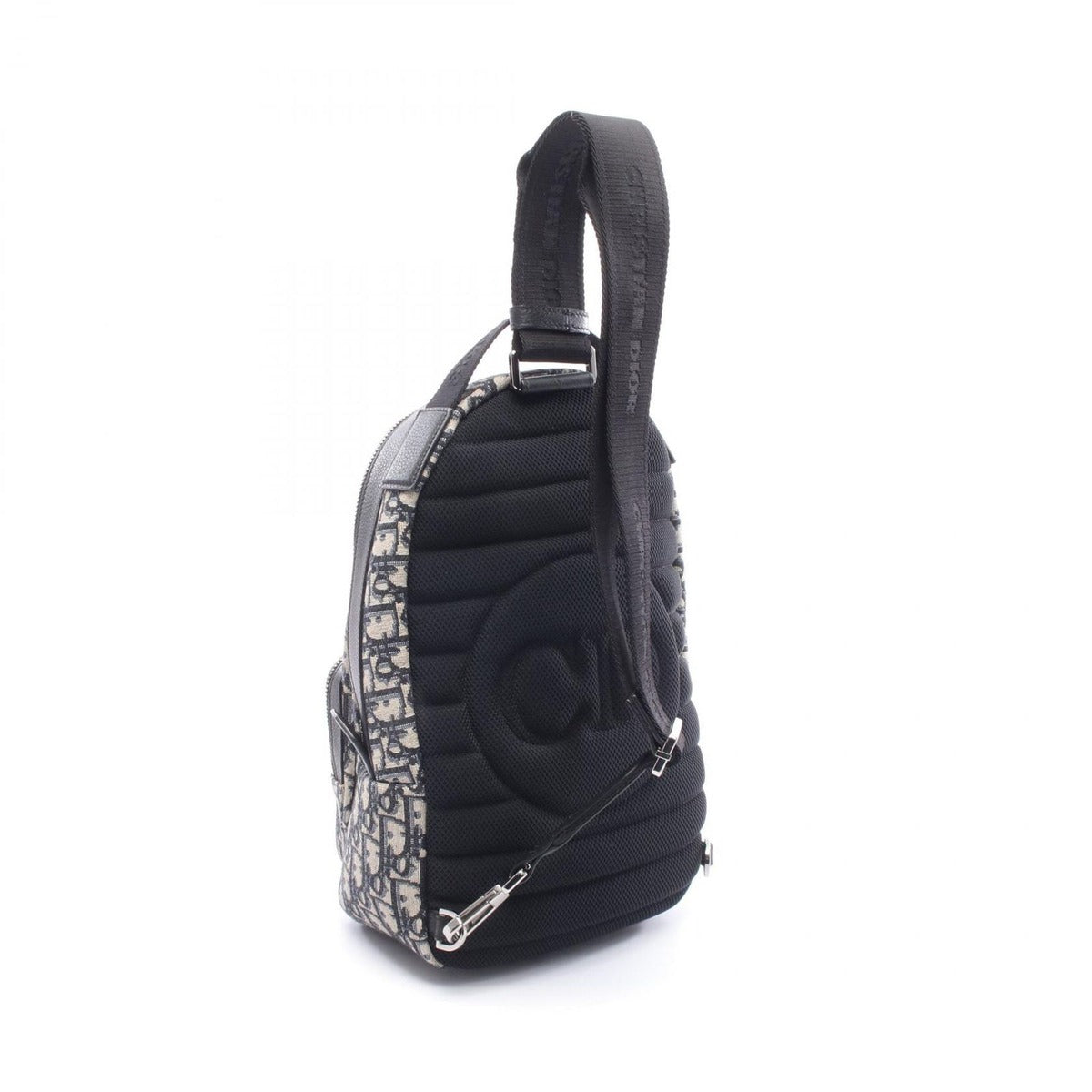 Dior Waist Bag Rider Mini Black Navy Canvas Leather White Navy. Beige — view 2