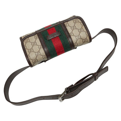 Gucci Sherry Line GG Supreme Body Bag Waist Bag 152597 Beige Multicolor PVC