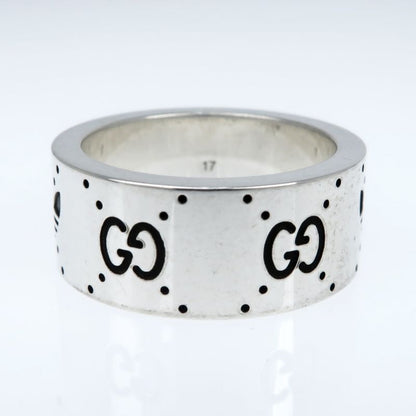 Gucci Adidas Collaboration Ring Engraving Wide Trefoil 17 Ag925 Jewelry