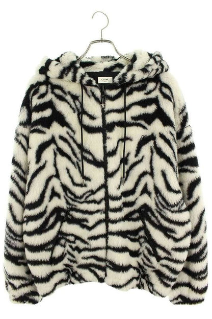 Celine 23AW 2y905386w Zip Up Alpaca Wool Hoodie Men's M