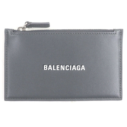Balenciaga Logo Leather Zip