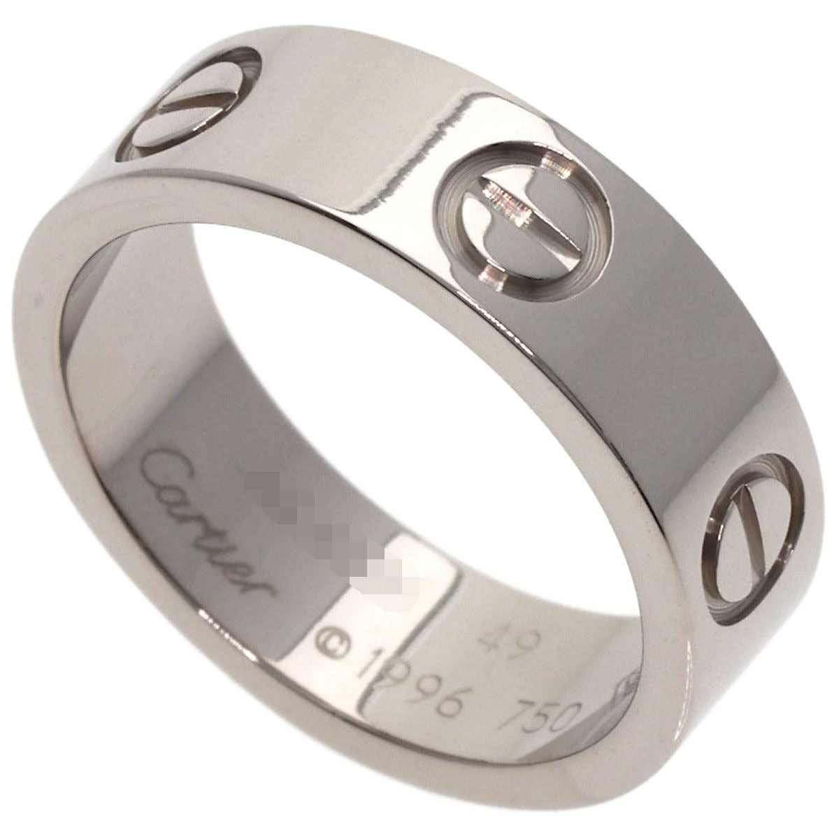 Cartier Love Ring 49 18K White Gold