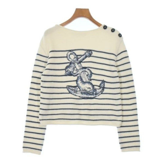 Dior Knit Sweater Cashmere Cotton Ivoryx Black