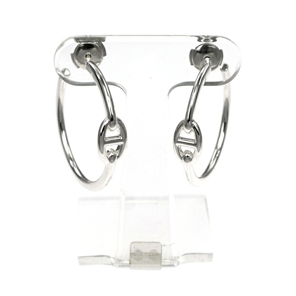 Hermes Single Earring Chaine D'Ancre PM Silver