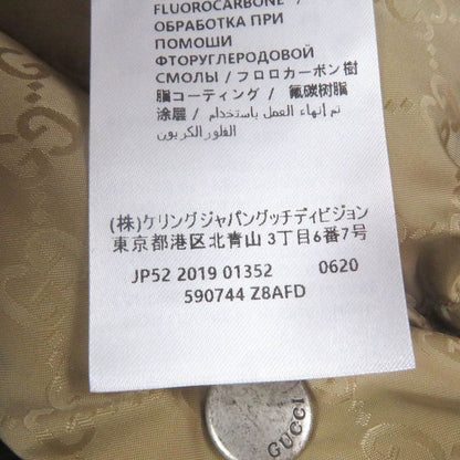 Gucci 590744 GG Logo Sideline Hooded Down Coat Bench Coat Bordeaux Blue Gold 50