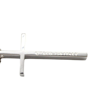 Tiffany & Co Necklace Cross 46 cm 18k White Gold — view 3
