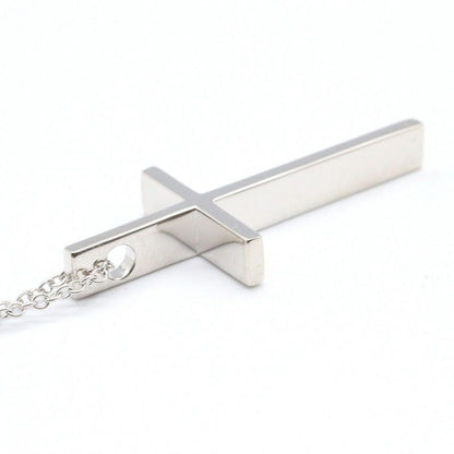 Tiffany & Co Necklace Cross 46 cm 18k White Gold — view 4