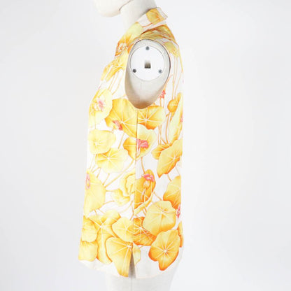 Hermes Vintage Margiela Period Les Capucines Golden Lotus Flower