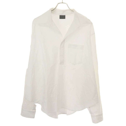 Balenciaga 24ss Logo Embroidery Pullover Shirt Blouse 790838 Tnm60 White 34