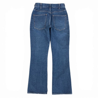Celine Denim Jeans Trim Off Indigo 26 Cotton — view 2
