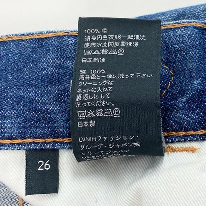 Celine Denim Jeans Trim Off Indigo 26 Cotton — view 8