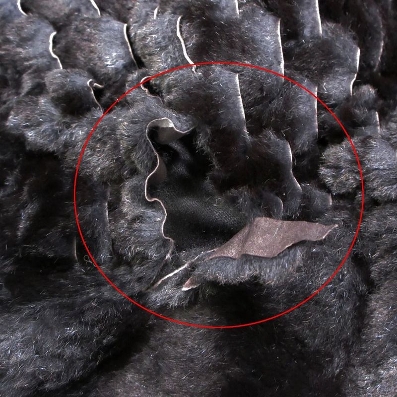 Vintage Fendi Fur Asymmetrical Long Cape Poncho Fur Coat Made in Italy Black Ur8