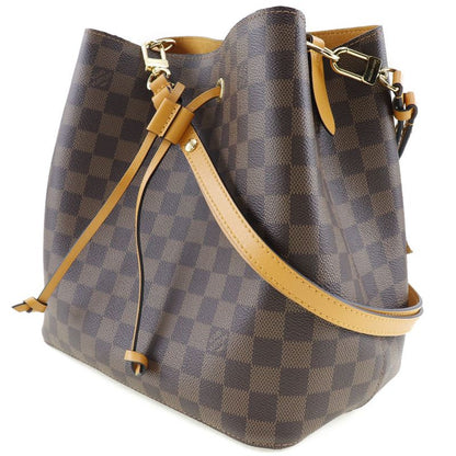 Louis Vuitton Neonoe N40213 Damier Canvas Brown Ah1220 Ladies Shoulder Bag