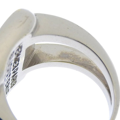 Hermes Corozo Serie Bijouterie Fantaisie Metal And Shell 9.5 Silver Ladies 9.8g