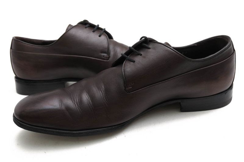 Gucci Shoes Business Shoes Business Men Leather Genuine Dark Brown 147529 A3n00