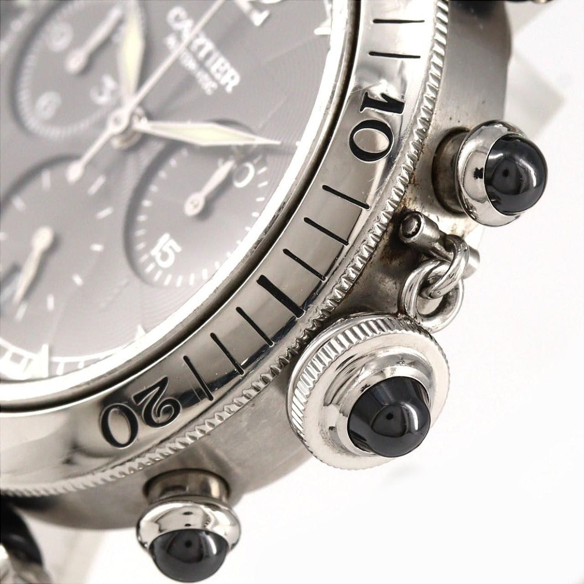 Cartier Pasha Chrono SS Automatic Volume Bracelet — view 3