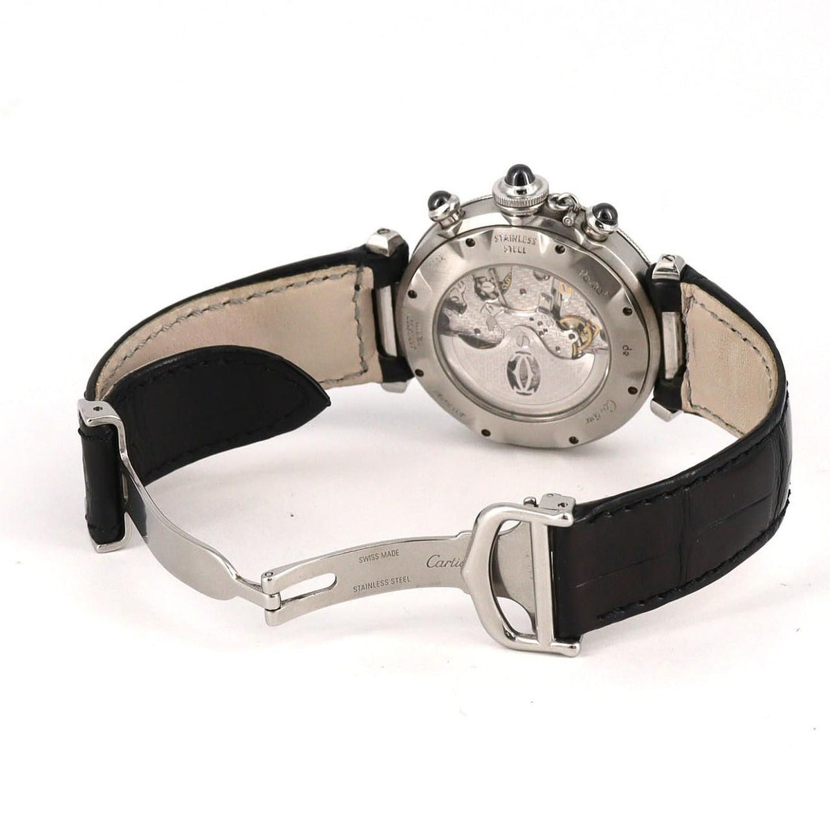 Cartier Pasha Chrono SS Automatic Volume Bracelet — view 7
