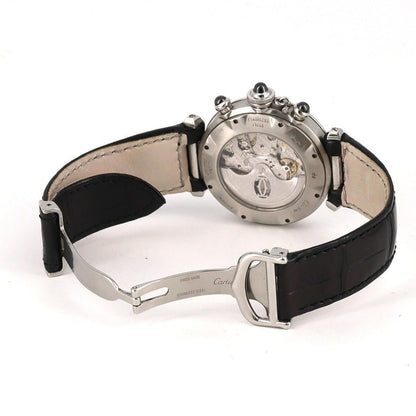 Cartier Pasha Chrono SS Automatic Volume Bracelet — view 7