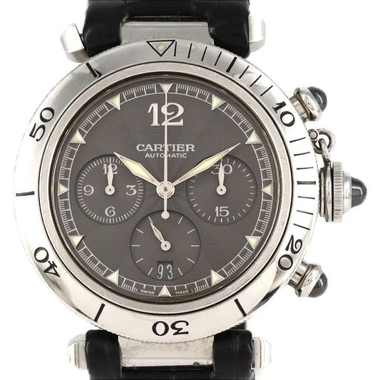 Cartier Pasha Chrono SS Automatic Volume Bracelet