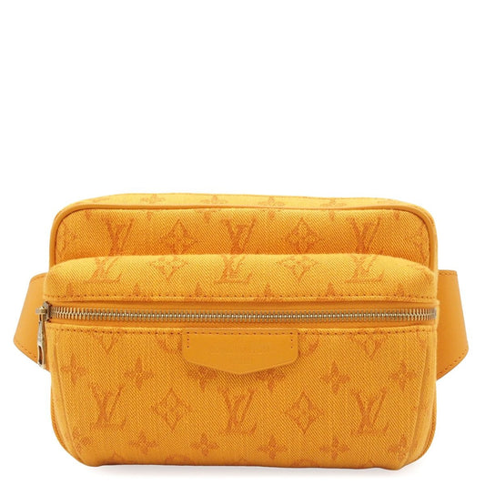 Louis Vuitton Bum Bag Outdoor Ocher Orange Monogram Denim