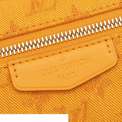 Louis Vuitton Bum Bag Outdoor Ocher Orange Monogram Denim — view 6