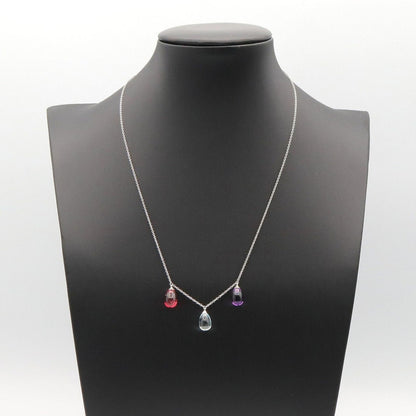 Tiffany & Co. Necklace Amethyst Aquamarine Tourmaline Rainbow Drop — view 6