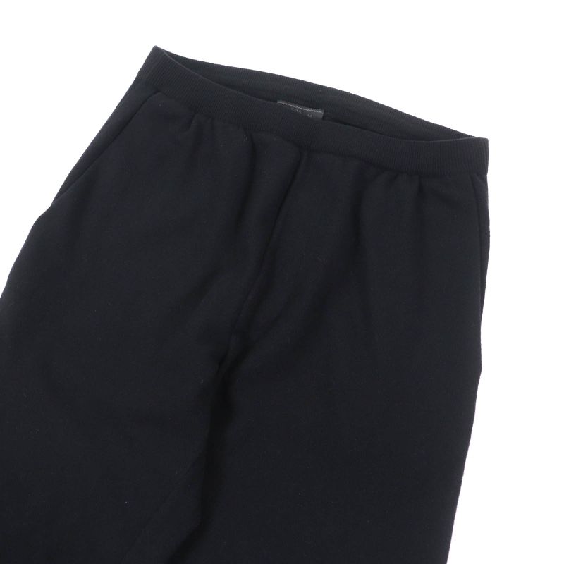 Prada Ump62 Cashmere Blend Re-nylon Triangle Logo Knit Pants Bottoms Black 44