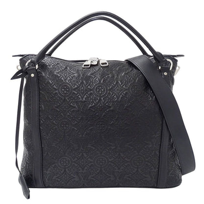 Louis Vuitton 2-Way Shoulder Bag Monogram Antia Ixia MM Noir Black Embroidery