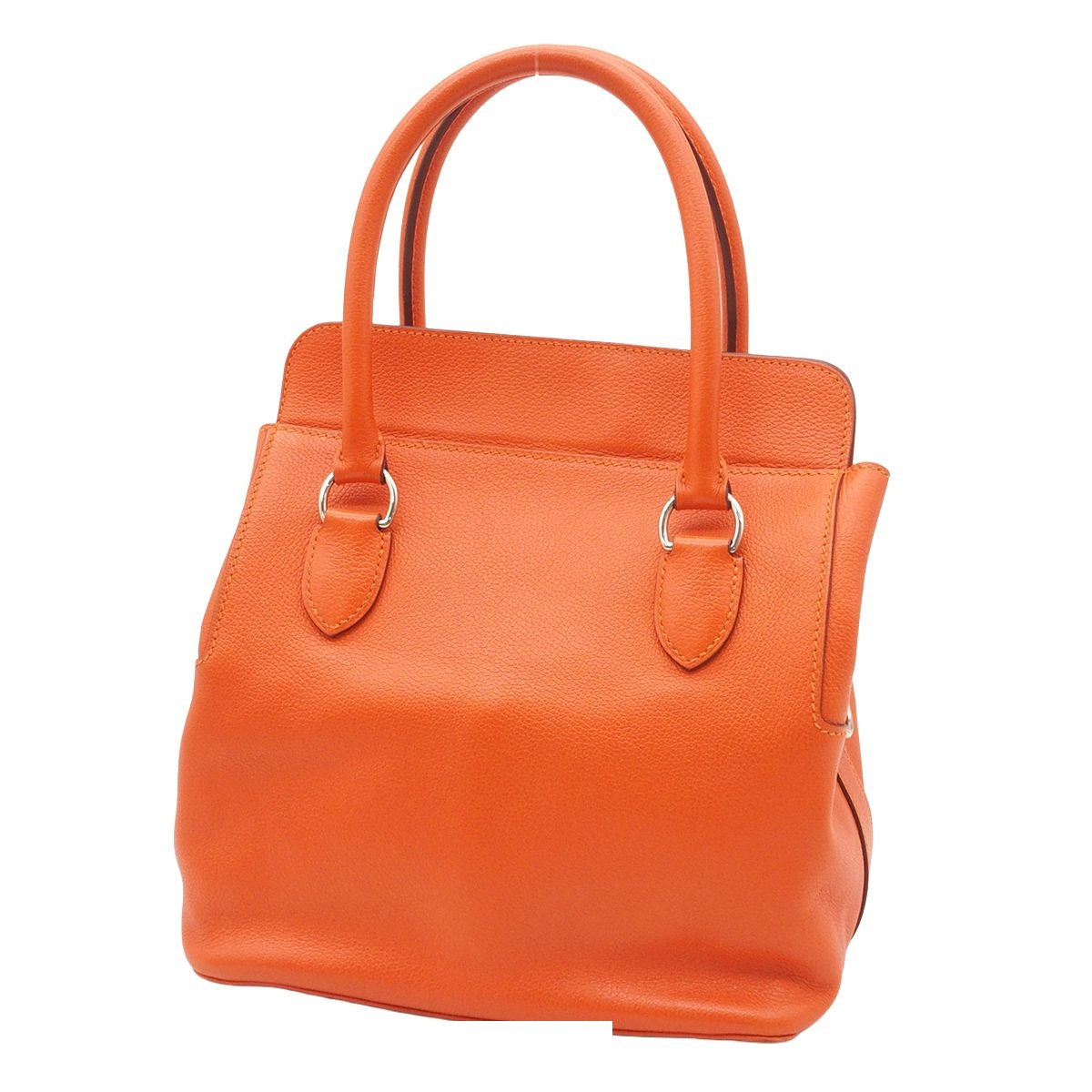 Hermes Toolbox 20 Orange Silver Ever Color 2-Way Shoulder Bag — view 2