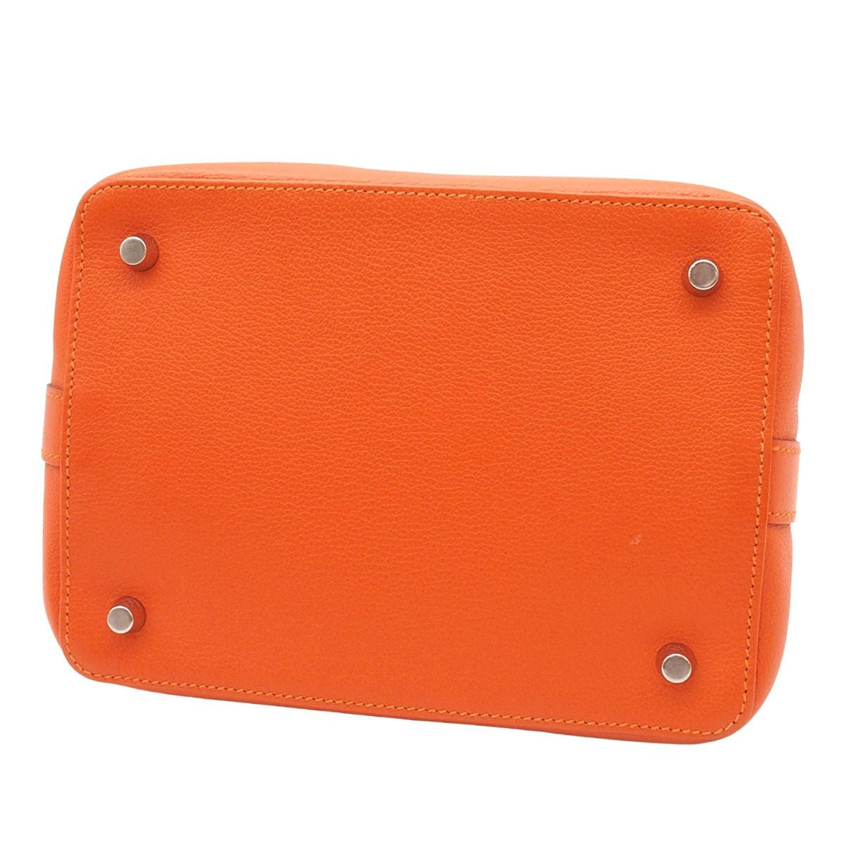 Hermes Toolbox 20 Orange Silver Ever Color 2-Way Shoulder Bag — view 3