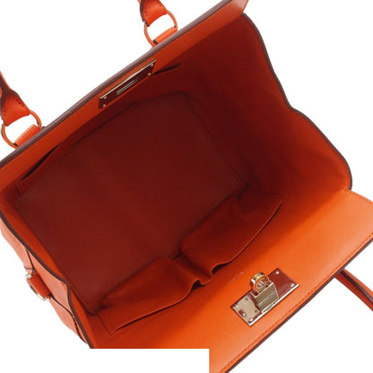 Hermes Toolbox 20 Orange Silver Ever Color 2-Way Shoulder Bag — view 5