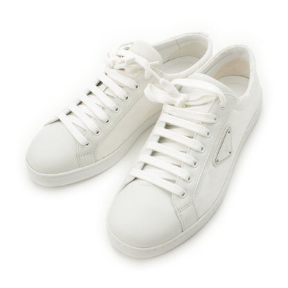 Prada Re-Nylon Triangle Logo Sneakers Shoes White 7.5