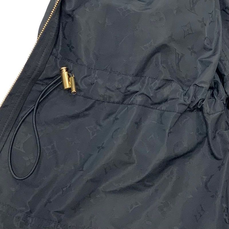 Louis Vuitton Monogram Outer Hoodie Jacket Black
