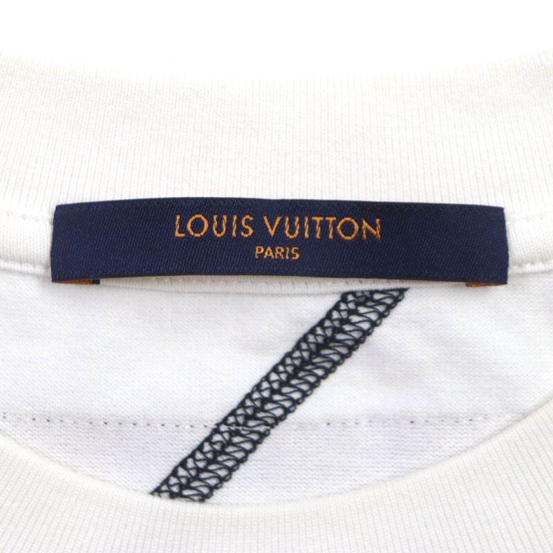 Louis Vuitton NBA Hky22w Embroidery Detail Crew Neck Short Sleeve T-shirt