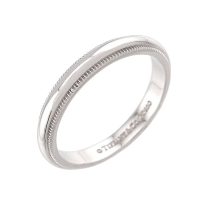 Tiffany & Co Milgray Ring Pt Platinum Together Milgrain