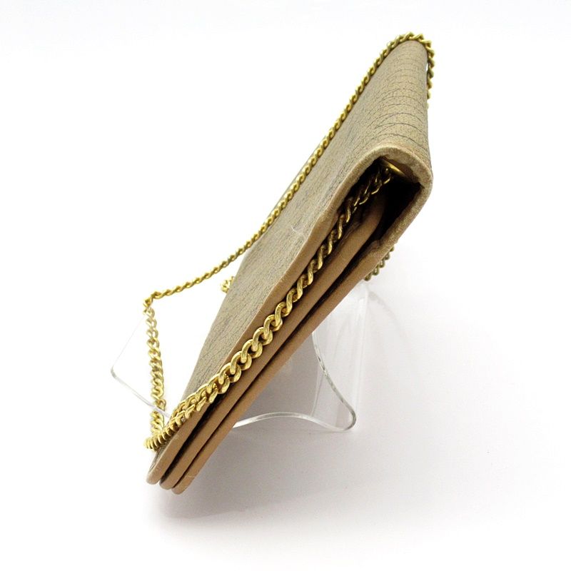 Dior Honeycomb Chain Shoulder Bag PVC Leather Women's Shoulder Bag Brown