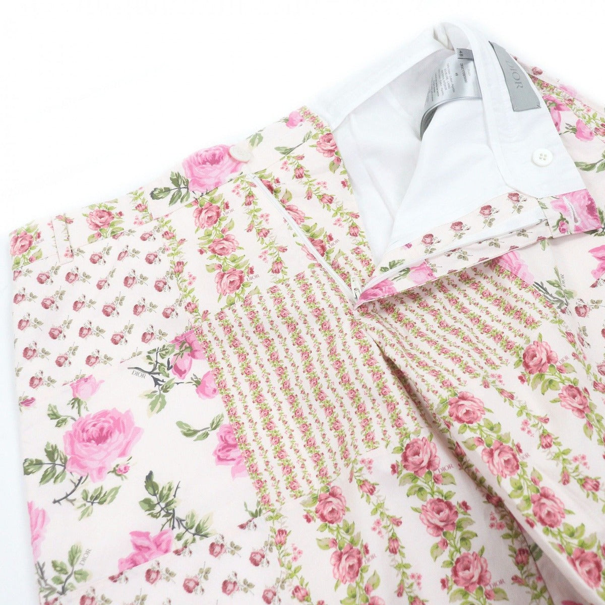 Dior Homme Floral Rose All Over Pattern Shorts Short — view 3