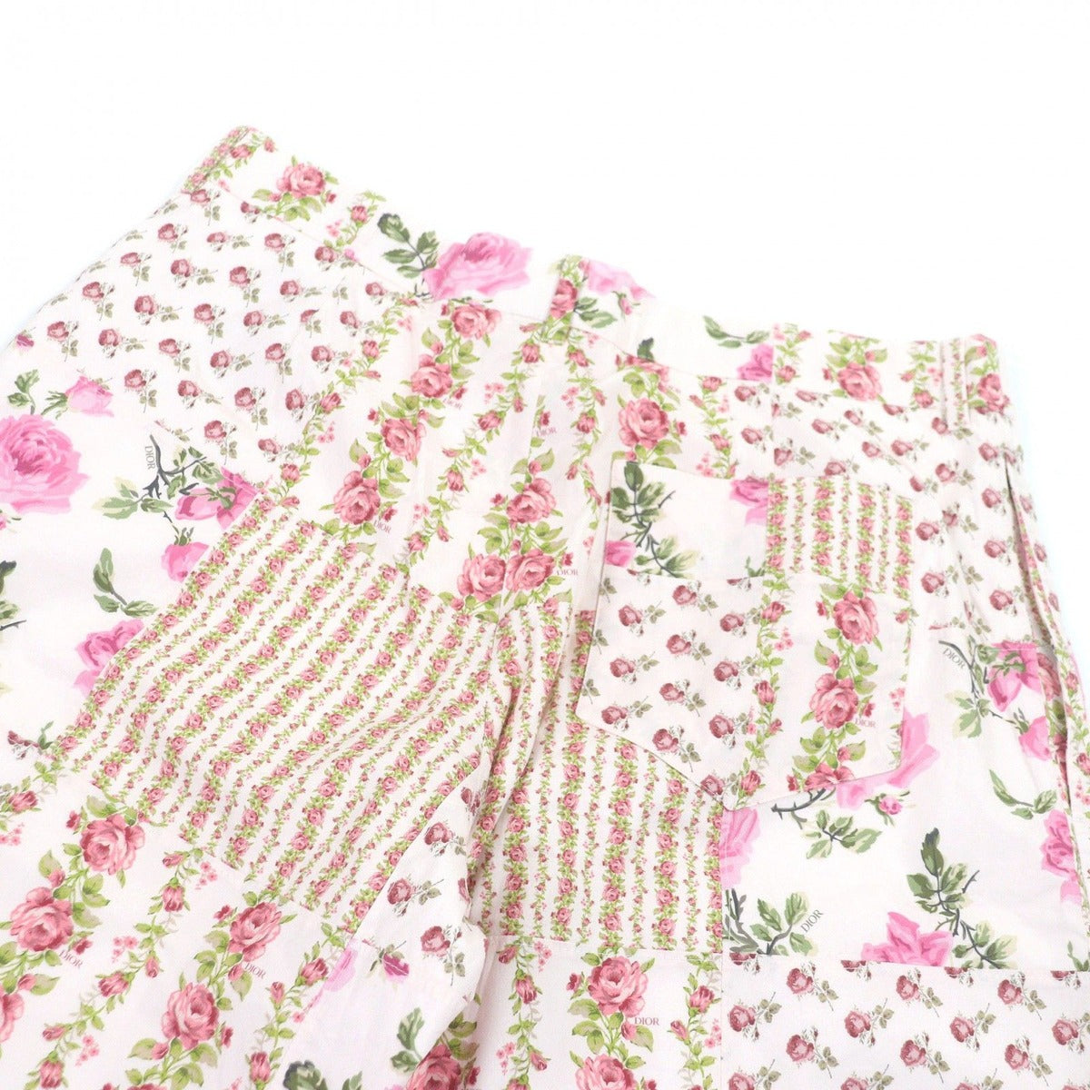 Dior Homme Floral Rose All Over Pattern Shorts Short — view 4
