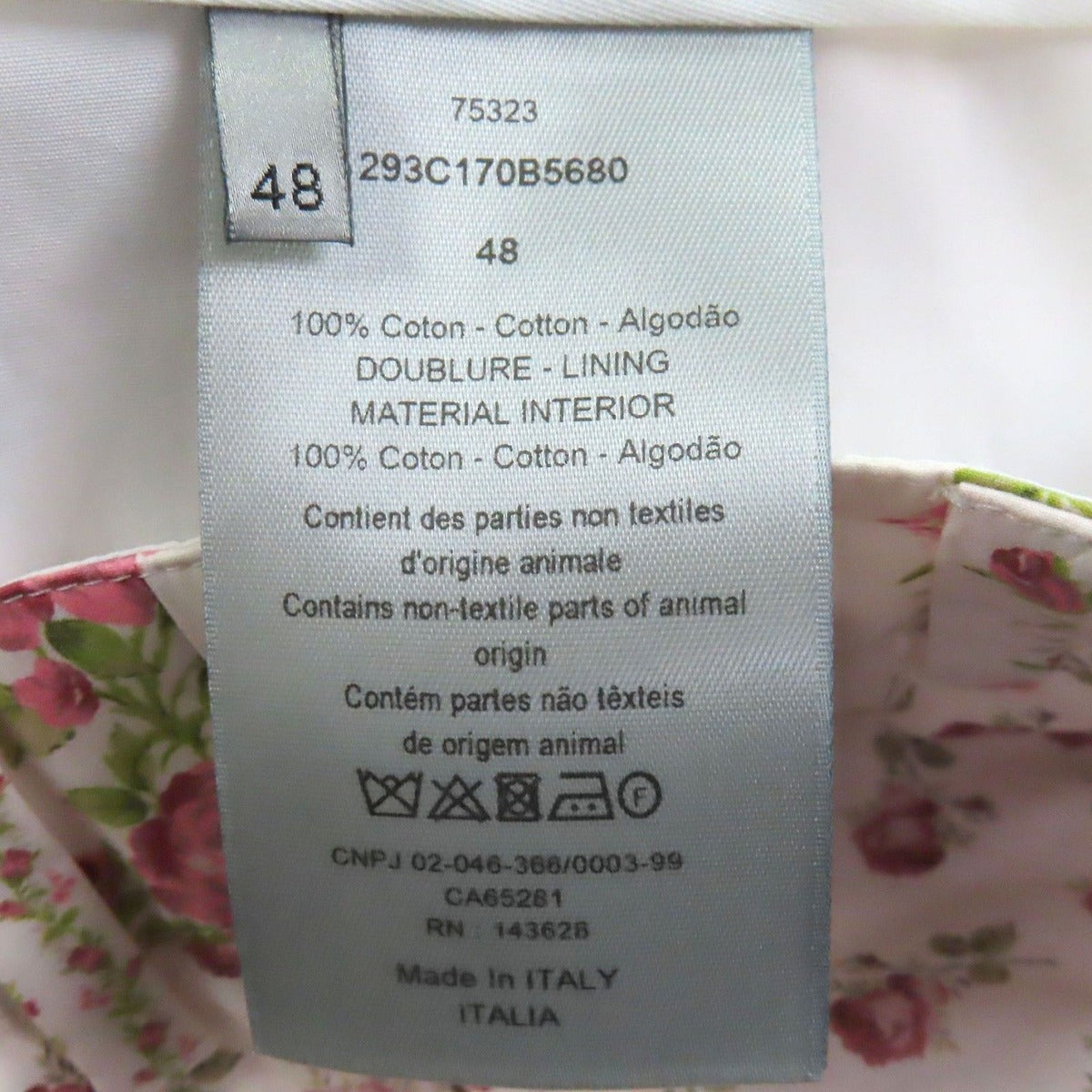 Dior Homme Floral Rose All Over Pattern Shorts Short — view 6