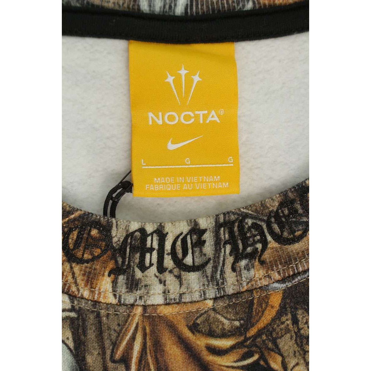 Chrome Hearts Nike Nocta Crew Neck Drake All Over Pattern Sweatshirt — view 3