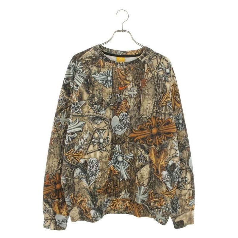 Chrome Hearts Nike Nocta Crew Neck Drake All Over Pattern Sweatshirt