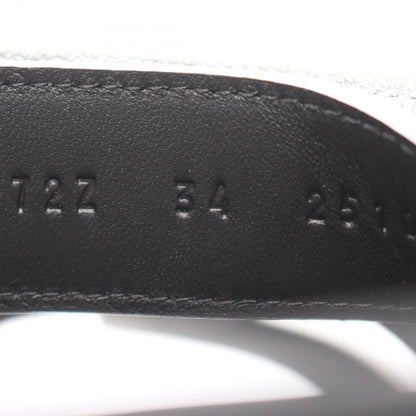 Hermes Sandals Chypre Silver Leather — view 7
