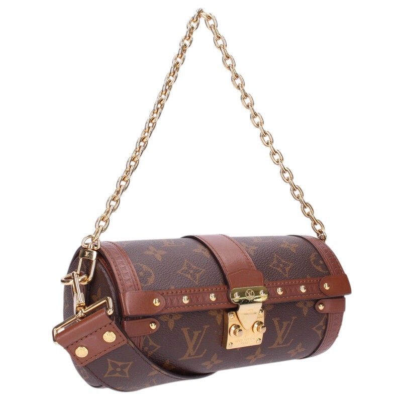 Louis Vuitton M57835 Papillon Trunk Boston Shape Monogram Chain Shoulder Bag