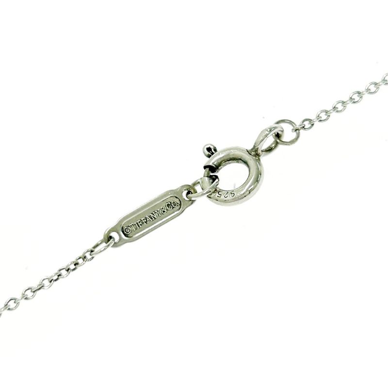 Tiffany & Co Silver 1837 Interlocking Circle Necklace 4.9g 925 Engraved 434819