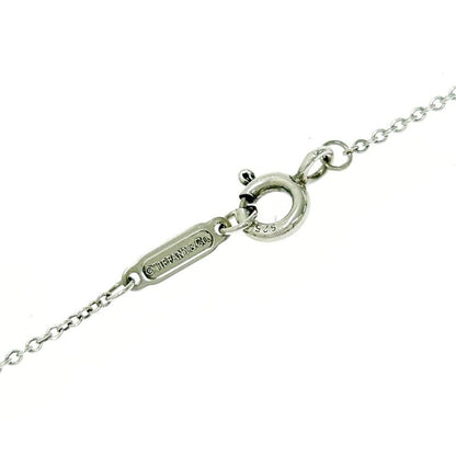 Tiffany & Co Silver 1837 Interlocking Circle Necklace 4.9g 925 Engraved 434819