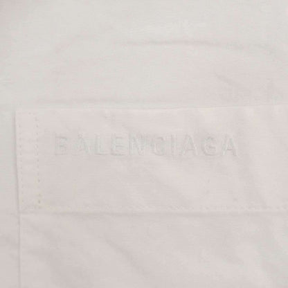 Balenciaga 24ss Logo Embroidery Pullover Shirt Blouse 790838 Tnm60 White 34